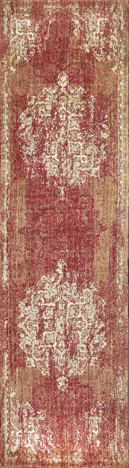 Traditional rug runner, 2' x 8'.
