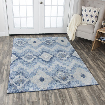 9' x 12' transitional rug