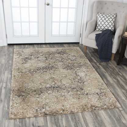 Gossamer transitional rug, 5' x 8'.
