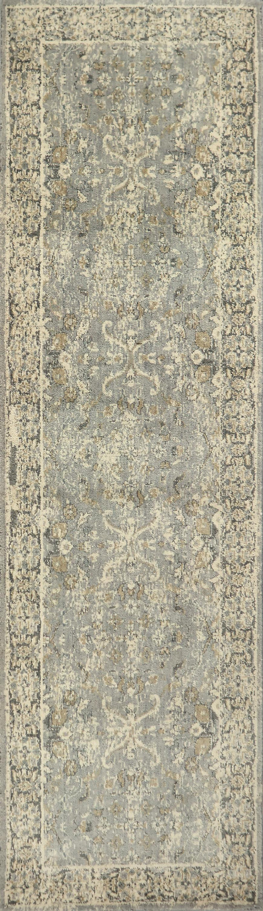 Gossamer Traditional rug, 2' x 10' runner.