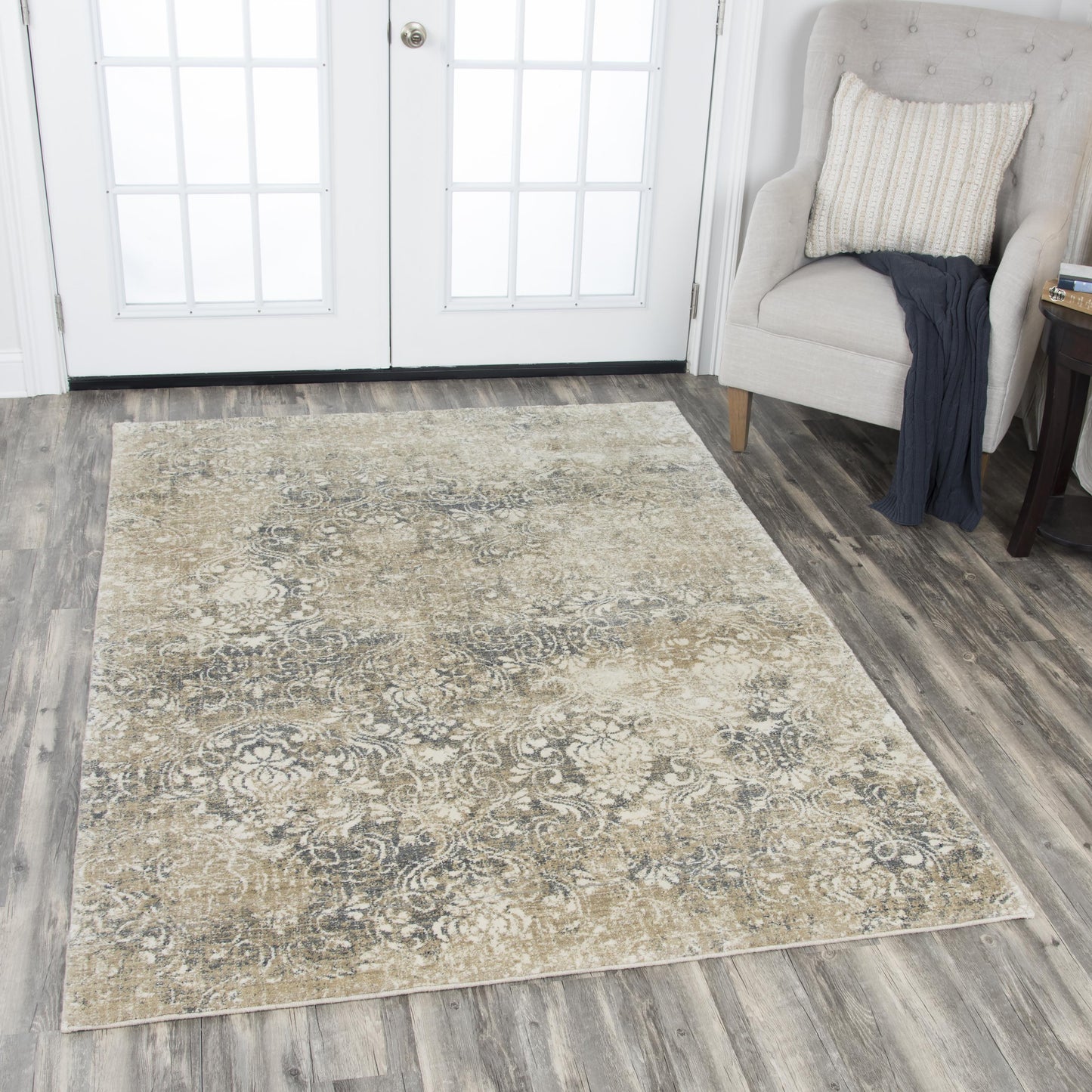 Rug, transitional style, 9' x 12'.