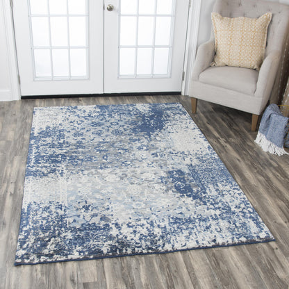 8' x 10' rug, transitional style.