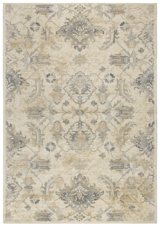 Transitional rug, 8' x 10'.