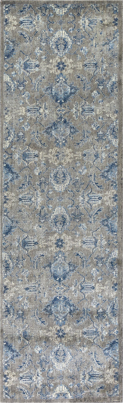 Transitional rug, 2' x 8' runner.