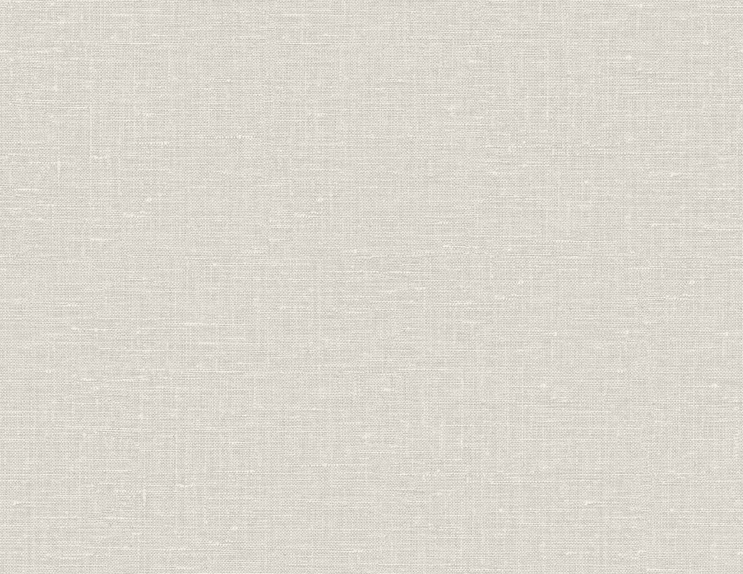 Seabrook Designs Linen & Silk Textures Nomi Faux Linen Contemporary Whites & Off Whites Matte Sidewall - GT30001