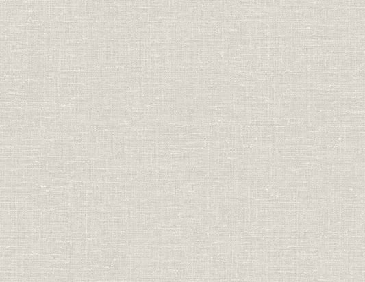 Seabrook Designs Linen & Silk Textures Nomi Faux Linen Contemporary Whites & Off Whites Matte Sidewall - GT30001