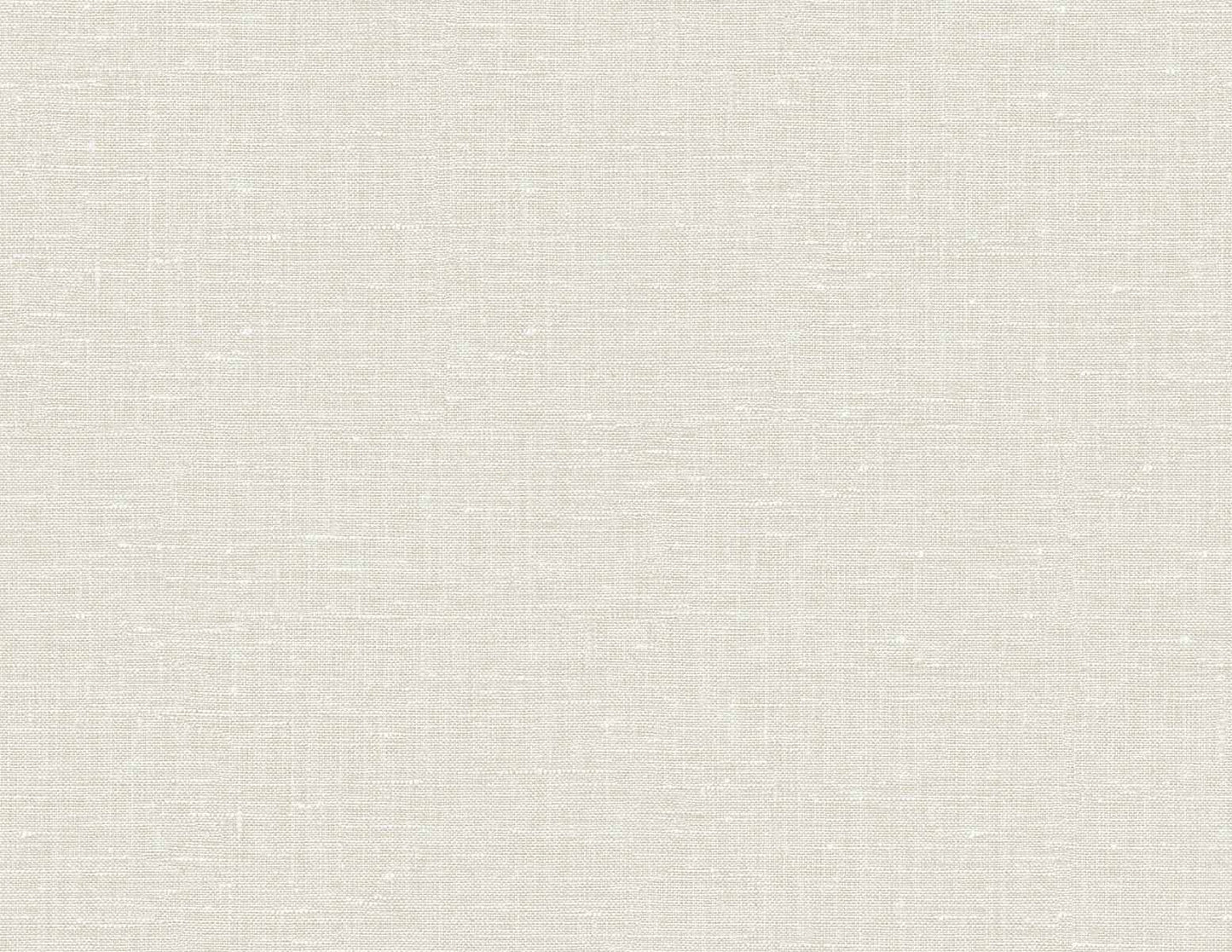 Seabrook Designs Linen & Silk Textures Nomi Faux Linen Contemporary Whites & Off Whites Matte Sidewall - GT30002