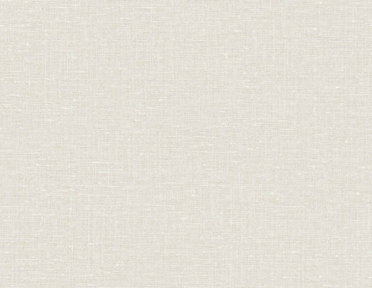 Seabrook Designs Linen & Silk Textures Nomi Faux Linen Contemporary Whites & Off Whites Matte Sidewall - GT30002