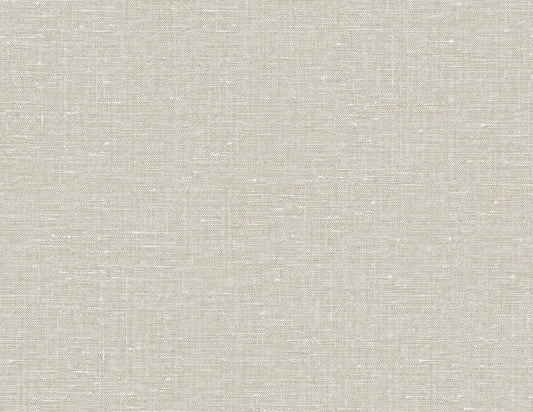 Seabrook Designs Linen & Silk Textures Nomi Faux Linen Contemporary Warm Neutrals & Beiges Matte Sidewall - GT30005