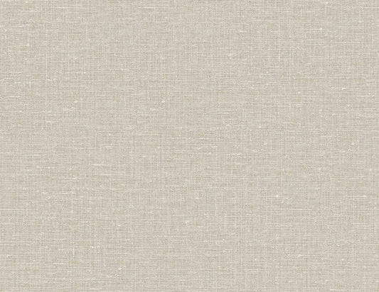 Seabrook Designs Linen & Silk Textures Nomi Faux Linen Contemporary Warm Neutrals & Beiges Matte Sidewall - GT30007