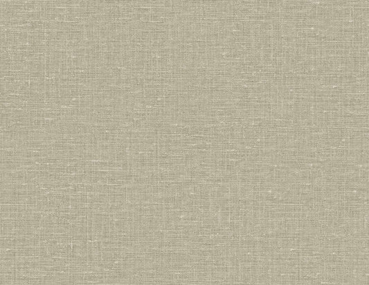 Seabrook Designs Linen & Silk Textures Nomi Faux Linen Contemporary Warm Neutrals & Beiges Matte Sidewall - GT30010