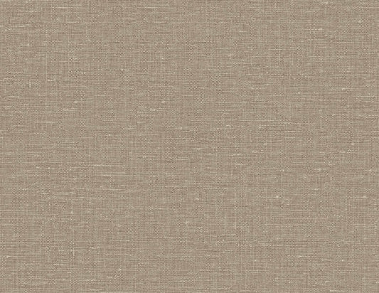 Seabrook Designs Linen & Silk Textures Nomi Faux Linen Contemporary Warm Neutrals & Beiges Matte Sidewall - GT30012