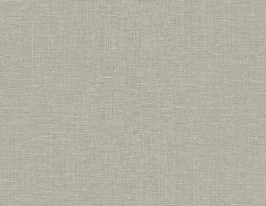 Seabrook Designs Linen & Silk Textures Nomi Faux Linen Contemporary Browns & Taupes Matte Sidewall - GT30026