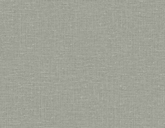 Seabrook Designs Linen & Silk Textures Nomi Faux Linen Contemporary Grays Matte Sidewall - GT30027