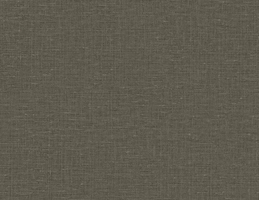 Seabrook Designs Linen & Silk Textures Nomi Faux Linen Contemporary Browns & Taupes Matte Sidewall - GT30032