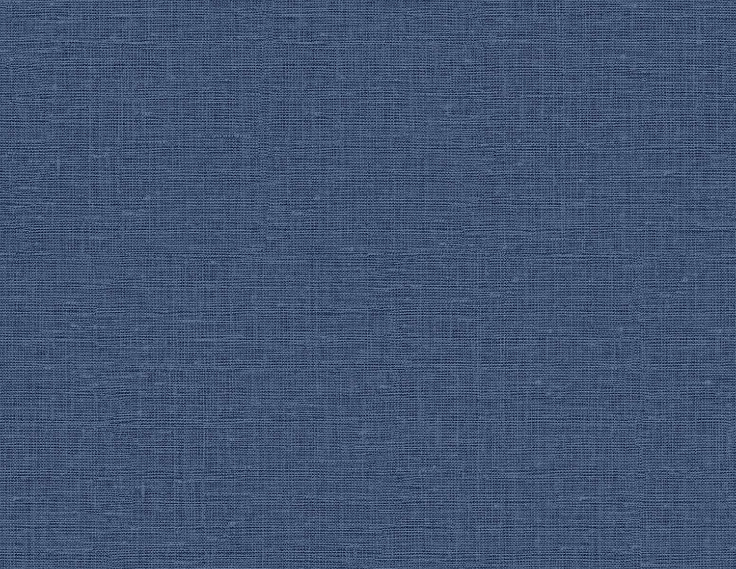 Seabrook Designs Linen & Silk Textures Nomi Faux Linen Contemporary Blues Matte Sidewall - GT30033