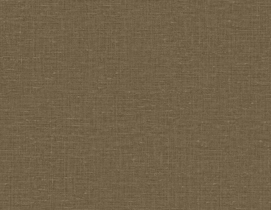 Seabrook Designs Linen & Silk Textures Nomi Faux Linen Contemporary Coppers & Bronzes Matte Sidewall - GT30035