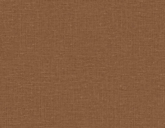 Seabrook Designs Linen & Silk Textures Nomi Faux Linen Contemporary Coppers & Bronzes Matte Sidewall - GT30036