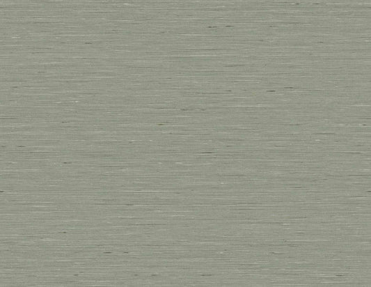 Seabrook Designs Linen & Silk Textures Bangkok Faux Silk Contemporary Greens Matte Sidewall - GT30113