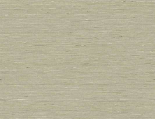 Seabrook Designs Linen & Silk Textures Bangkok Faux Silk Contemporary Greens Matte Sidewall - GT30119