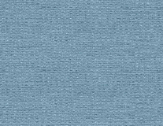 Seabrook Designs Linen & Silk Textures Libeco Faux Linen Contemporary Blues Matte Sidewall - GT30207