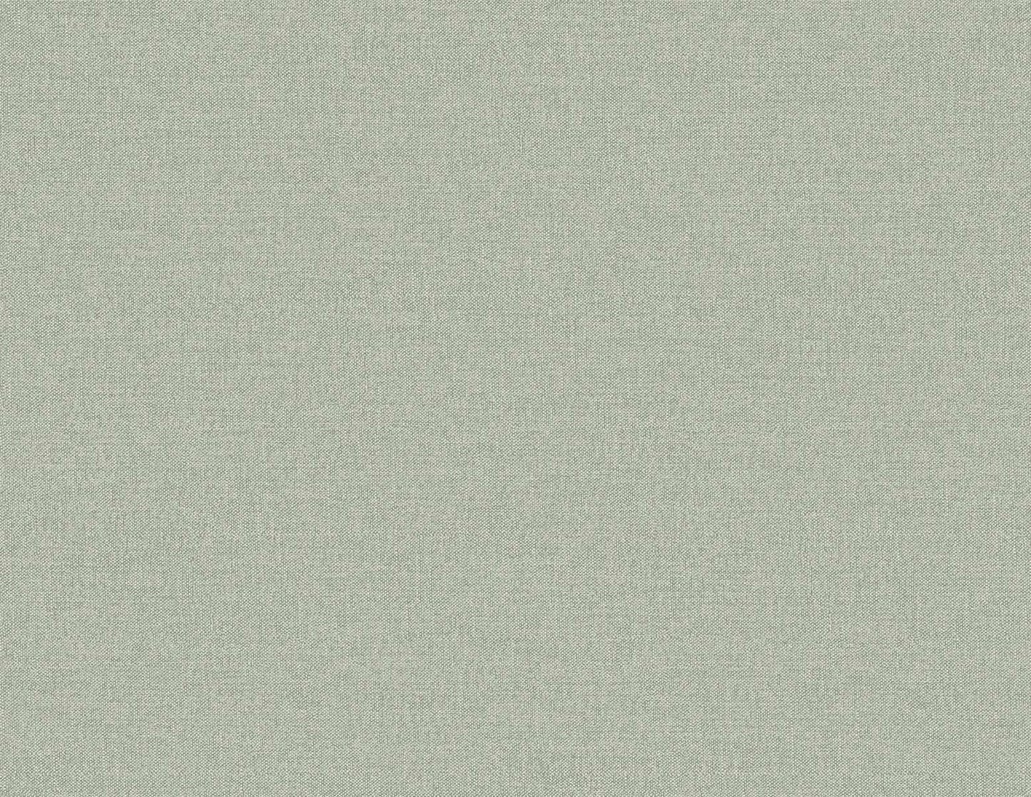 Seabrook Designs Linen & Silk Textures Normandy Faux Linen Contemporary Greens Matte Sidewall - GT30326