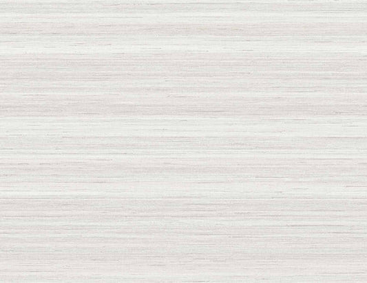 Seabrook Designs Linen & Silk Textures Meiya Stria Contemporary Whites & Off Whites Matte Sidewall - GT30401