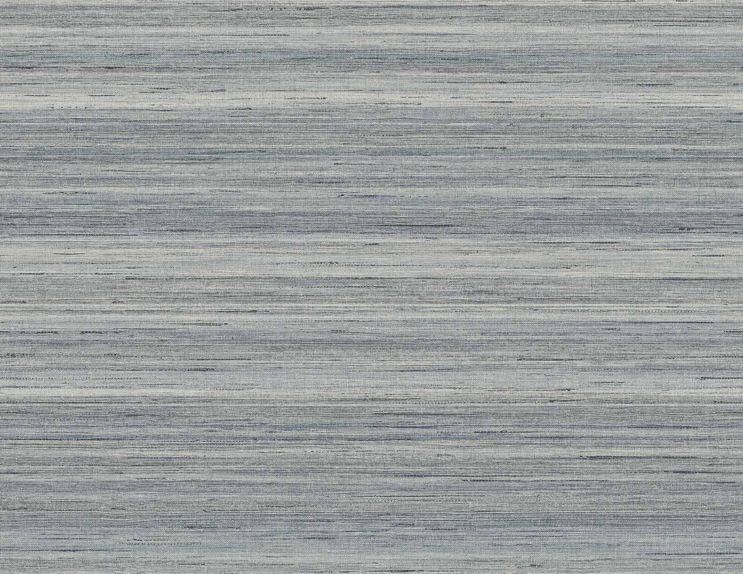 Seabrook Designs Linen & Silk Textures Meiya Stria Contemporary Blues Matte Sidewall - GT30405