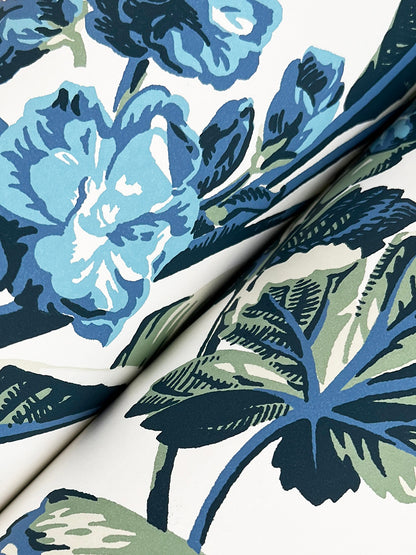 York Wallcoverings Classics Mystic Isle Multicolor Wallpaper Eclectic Tropical Greens   - GT4502