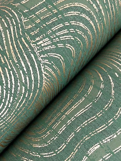 York Wallcoverings Classics Geodes Green Wallpaper Eclectic Bohemian Greens   - GT4528