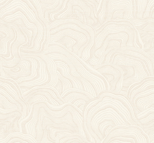 York Wallcoverings Classics Geodes White Wallpaper Eclectic Bohemian Whites and Off-Whites   - GT4529