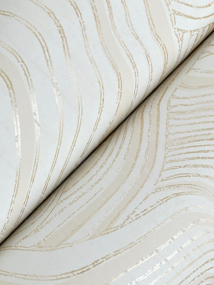 York Wallcoverings Classics Geodes White Wallpaper Eclectic Bohemian Whites and Off-Whites   - GT4529