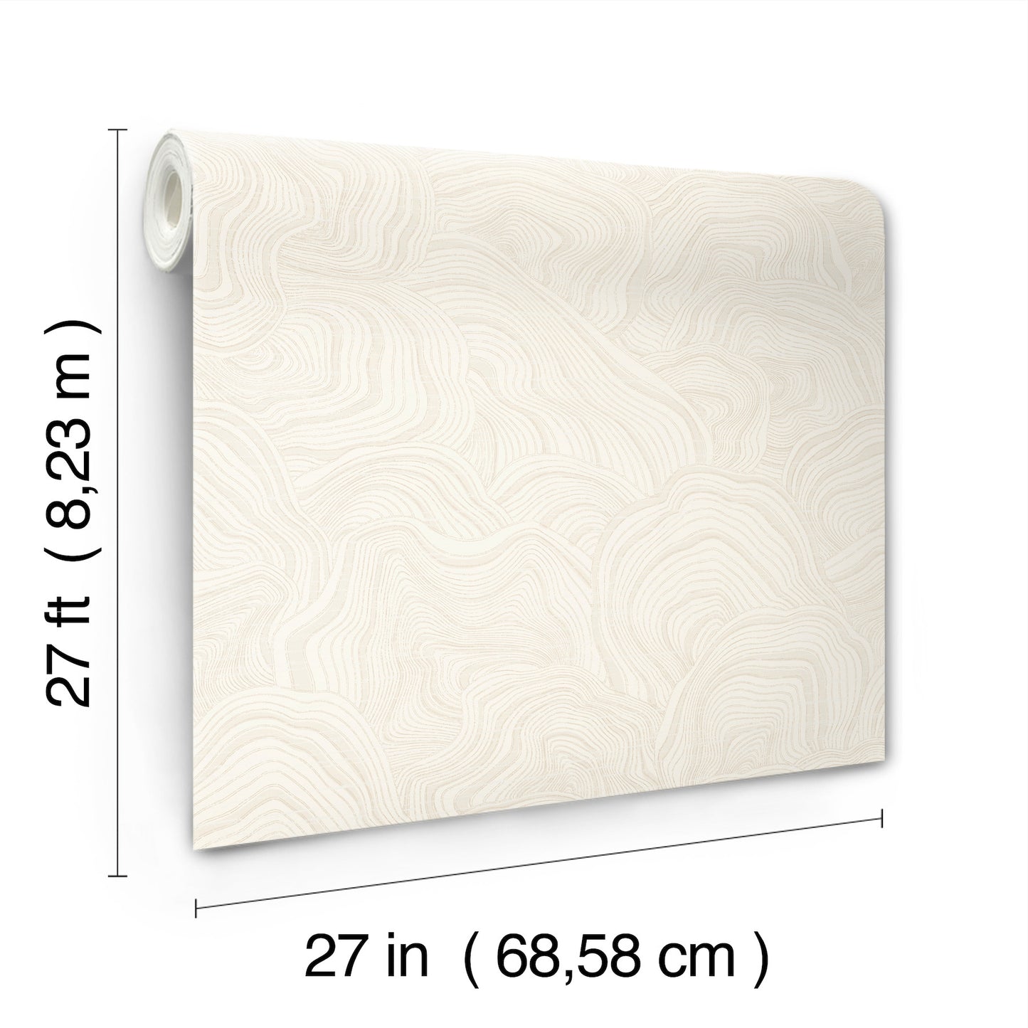 York Wallcoverings Classics Geodes White Wallpaper Eclectic Bohemian Whites and Off-Whites   - GT4529