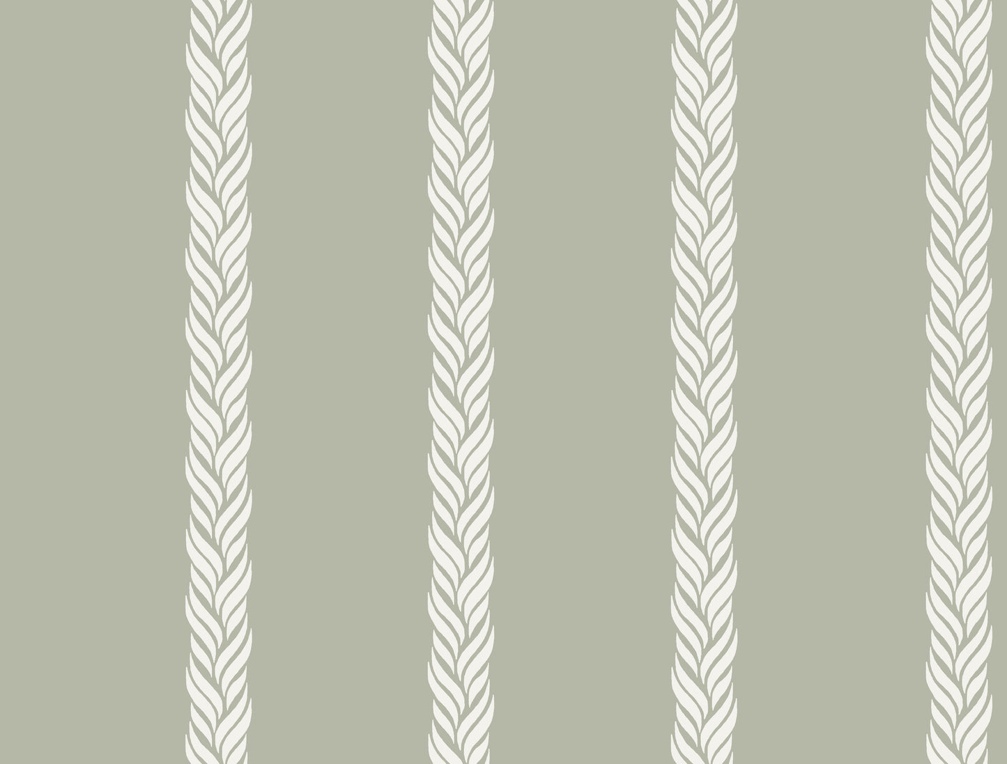 York Wallcoverings Classics Braided Stripe Green Wallpaper Transitional Stripes Greens   - GT4541