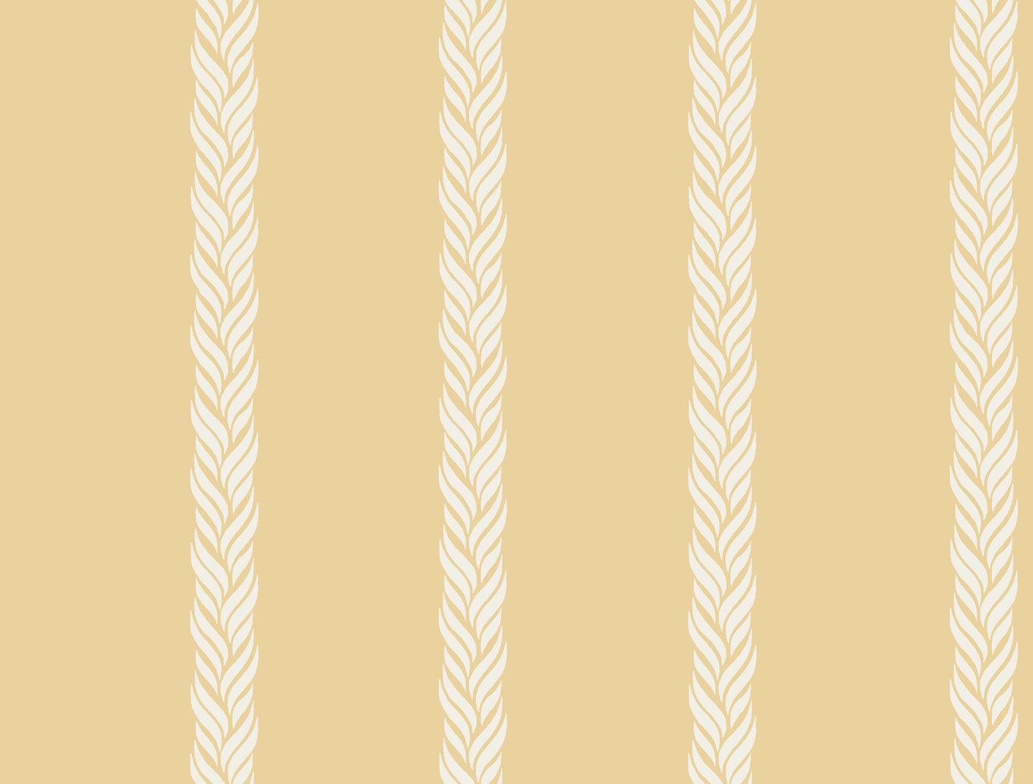 York Wallcoverings Classics Braided Stripe Yellow Wallpaper Transitional Stripes Yellows   - GT4543