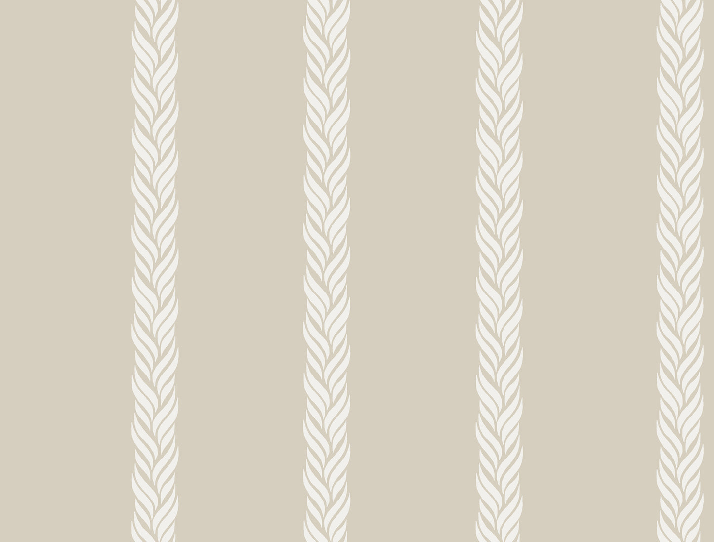 York Wallcoverings Classics Braided Stripe Beige Wallpaper Transitional Stripes Neutrals   - GT4544