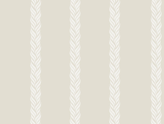 York Wallcoverings Classics Braided Stripe Tan Wallpaper Transitional Stripes Browns   - GT4545