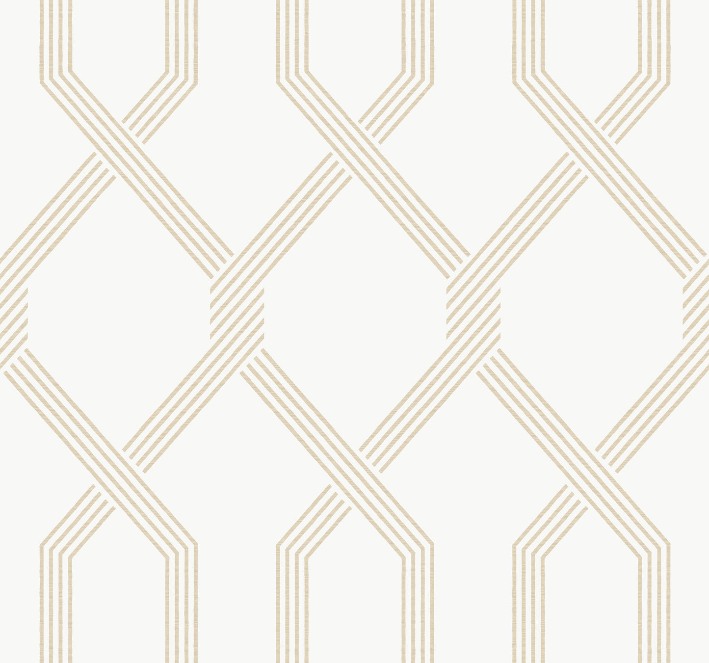 York Wallcoverings Classics Palisade Beige Wallpaper Transitional Geometrics Neutrals   - GT4551