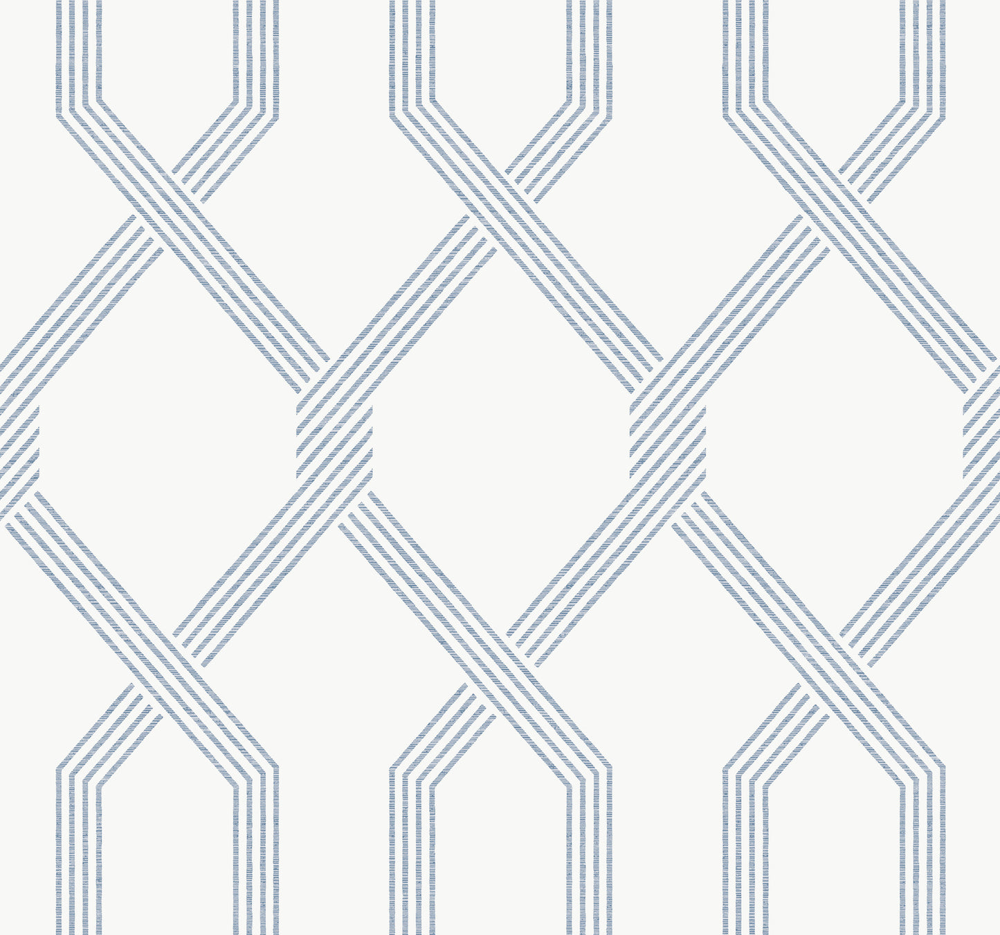 York Wallcoverings Classics Palisade Blue Wallpaper Transitional Geometrics Blues   - GT4553