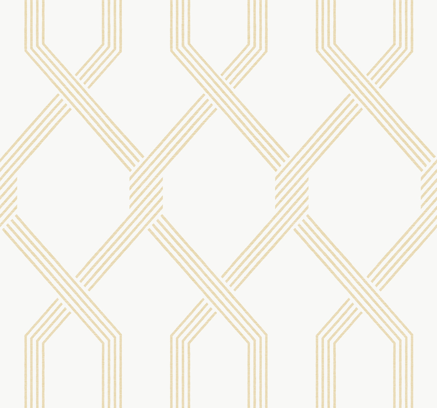 York Wallcoverings Classics Palisade Yellow Wallpaper Transitional Geometrics Yellows   - GT4556