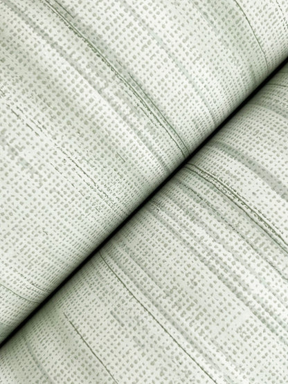 York Wallcoverings Classics Brushed Linen Green Wallpaper Transitional Weaves Greens   - GT4561