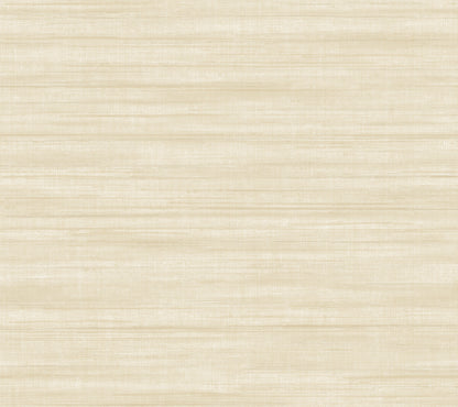 York Wallcoverings Classics Brushed Linen Ivory Wallpaper Transitional Weaves Whites and Off-Whites   - GT4562