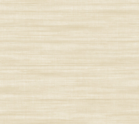 York Wallcoverings Classics Brushed Linen Ivory Wallpaper Transitional Weaves Whites and Off-Whites   - GT4562
