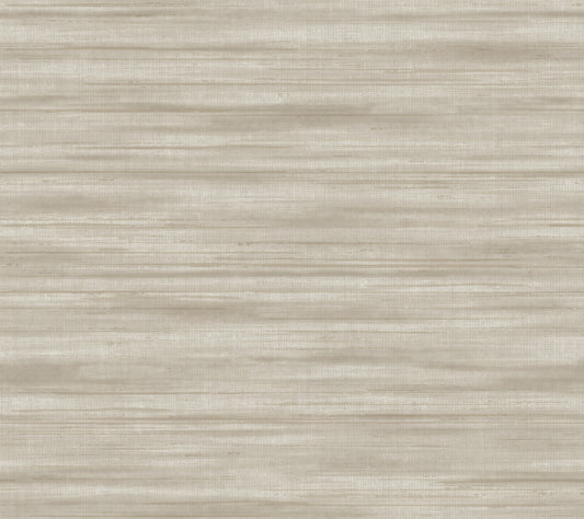York Wallcoverings Classics Brushed Linen Taupe Wallpaper Transitional Weaves Browns   - GT4566