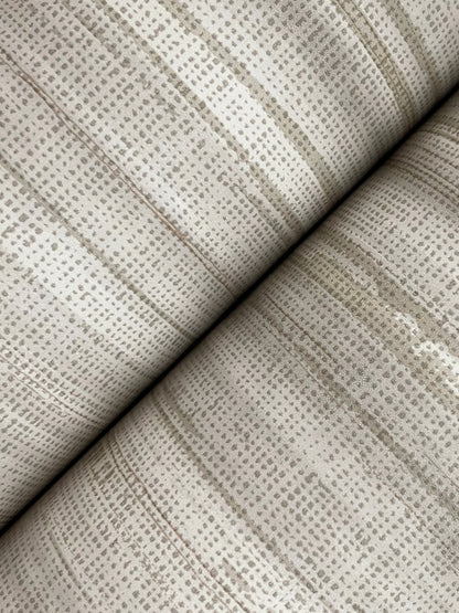 York Wallcoverings Classics Brushed Linen Taupe Wallpaper Transitional Weaves Browns   - GT4566