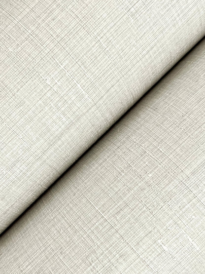 York Wallcoverings Classics Amari Platinum Wallpaper Transitional Weaves Neutrals   - GT4591N