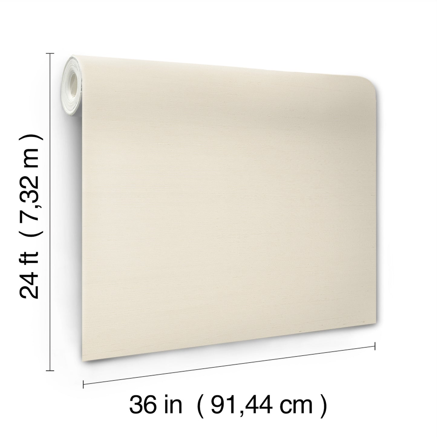 York Wallcoverings Designer Sisals Fan Deck Maguey Sisal Porcelain Wallpaper Traditional Grasscloth Whites and Off-Whites   - GV0101NWFD