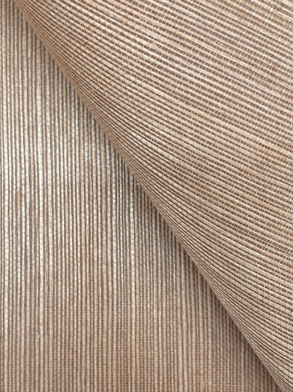 York Wallcoverings Designer Sisals Fan Deck Maguey Sisal Fawn Wallpaper Traditional Grasscloth Browns   - GV0104NWFD