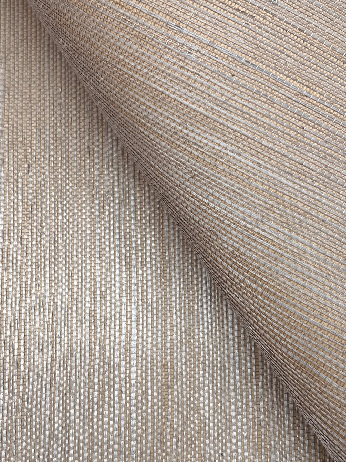 York Wallcoverings Designer Sisals Fan Deck Maguey Sisal Dune Wallpaper Traditional Grasscloth Browns   - GV0106NWFD