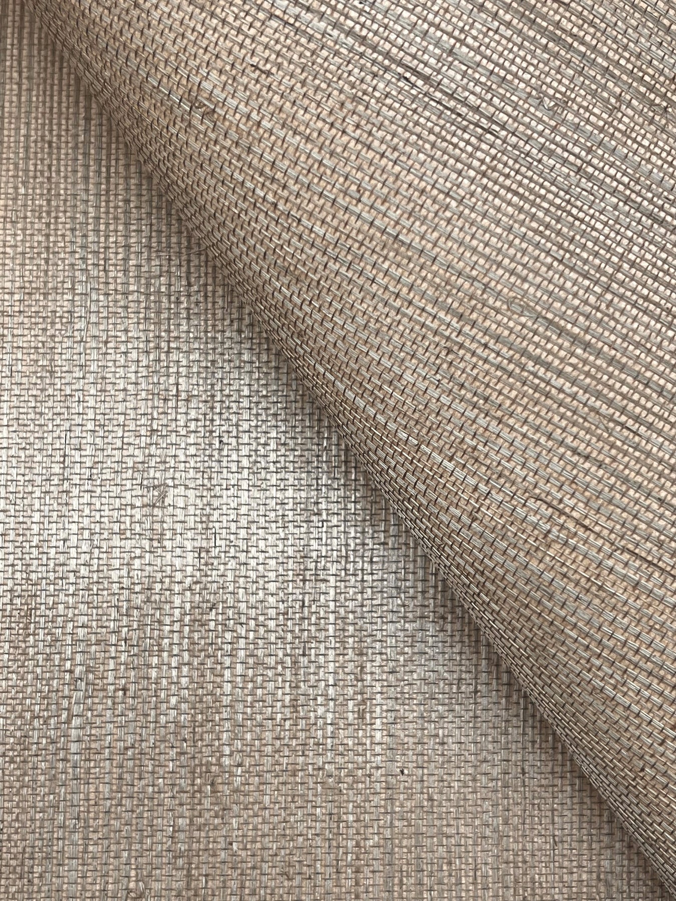 York Wallcoverings Designer Sisals Fan Deck Maguey Sisal Khaki Wallpaper Traditional Grasscloth Browns   - GV0107NWFD